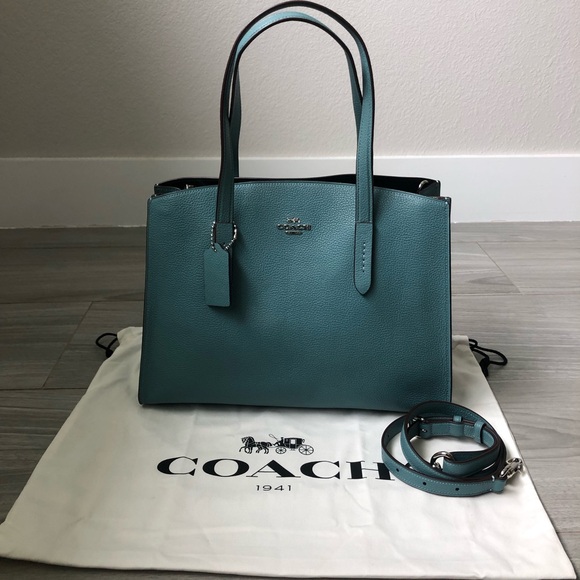 Coach Handbags - Coach Leather Charlie Tote Bag